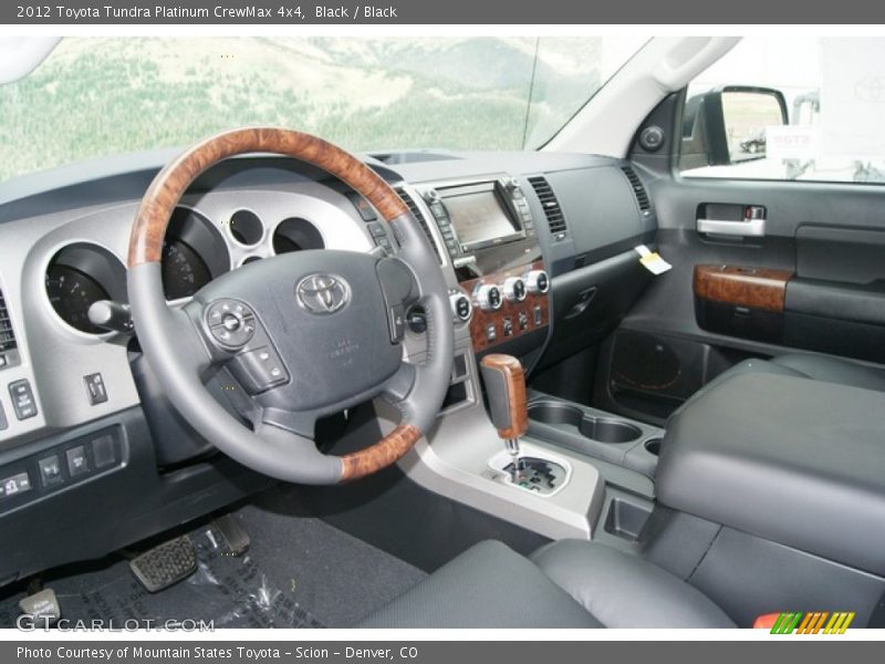 Black / Black 2012 Toyota Tundra Platinum CrewMax 4x4