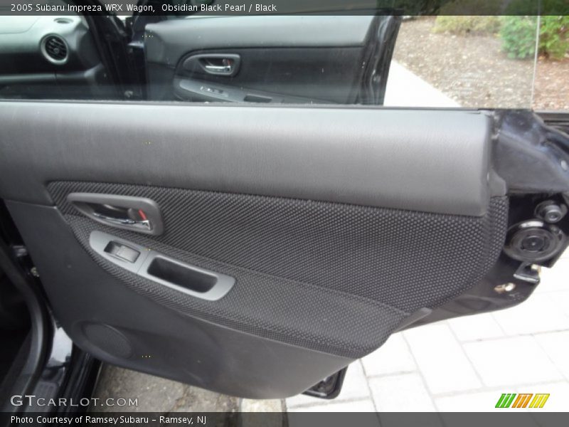 Obsidian Black Pearl / Black 2005 Subaru Impreza WRX Wagon