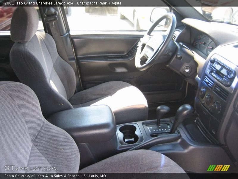 Champagne Pearl / Agate 2001 Jeep Grand Cherokee Laredo 4x4