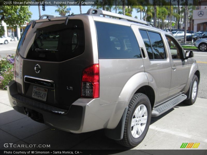 Polished Pewter / Graphite 2005 Nissan Pathfinder LE 4x4