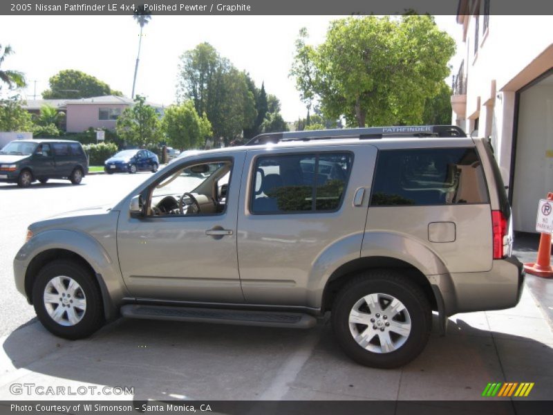 Polished Pewter / Graphite 2005 Nissan Pathfinder LE 4x4