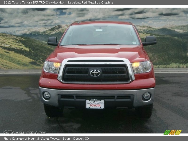 Barcelona Red Metallic / Graphite 2012 Toyota Tundra SR5 TRD CrewMax 4x4