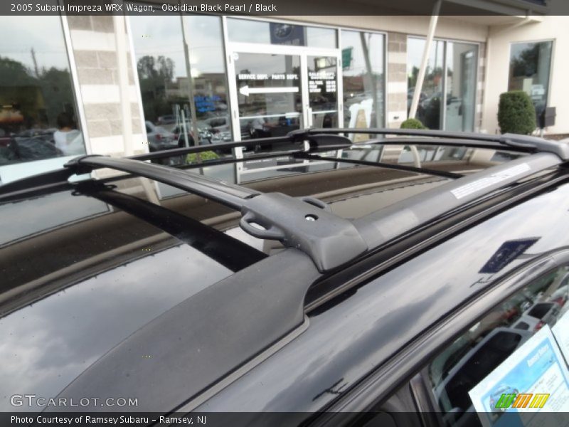 Obsidian Black Pearl / Black 2005 Subaru Impreza WRX Wagon