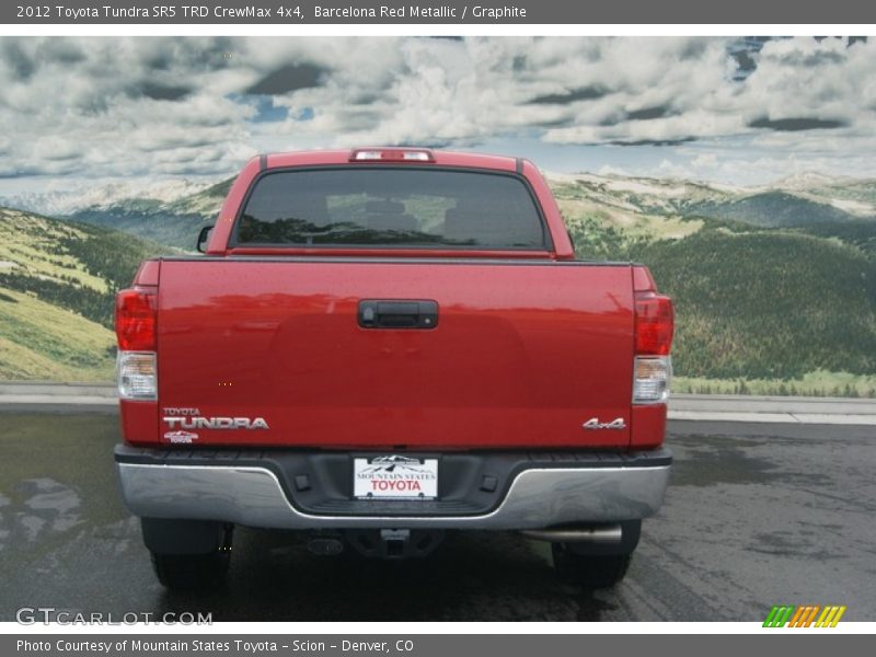 Barcelona Red Metallic / Graphite 2012 Toyota Tundra SR5 TRD CrewMax 4x4