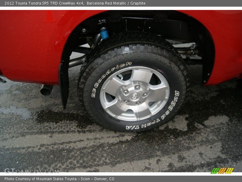 Barcelona Red Metallic / Graphite 2012 Toyota Tundra SR5 TRD CrewMax 4x4