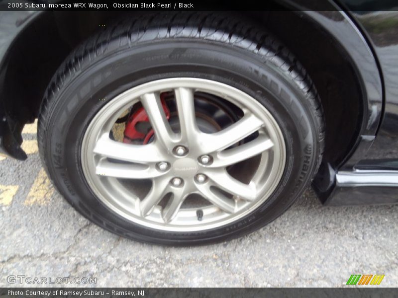 Obsidian Black Pearl / Black 2005 Subaru Impreza WRX Wagon