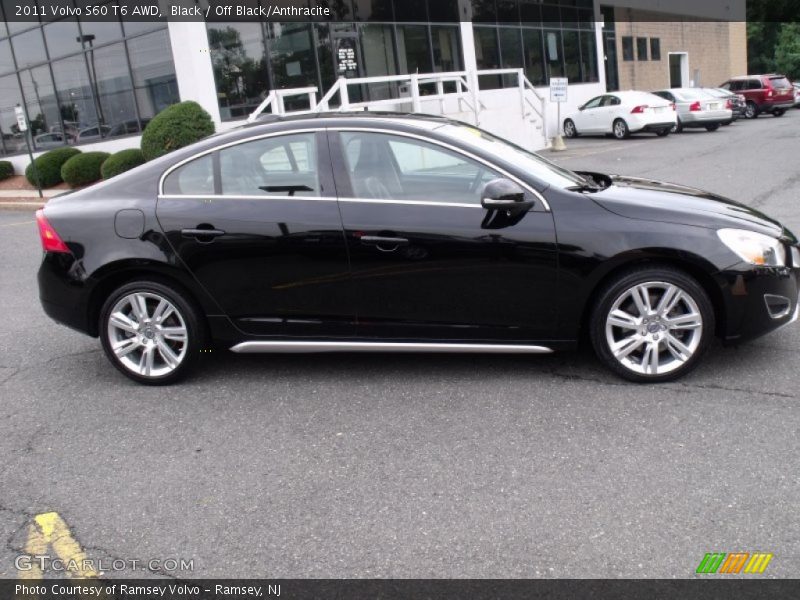 Black / Off Black/Anthracite 2011 Volvo S60 T6 AWD