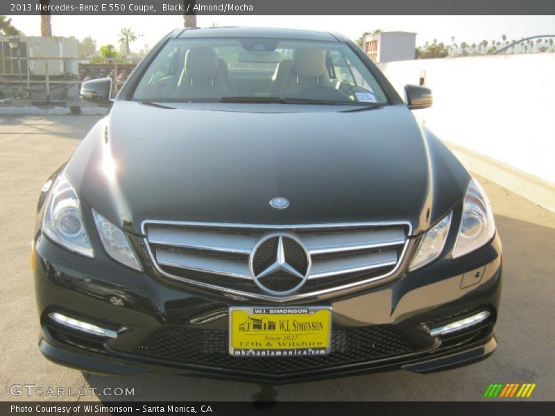 Black / Almond/Mocha 2013 Mercedes-Benz E 550 Coupe