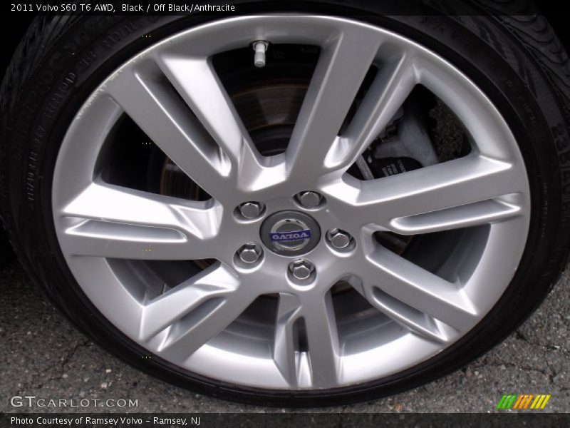 Black / Off Black/Anthracite 2011 Volvo S60 T6 AWD
