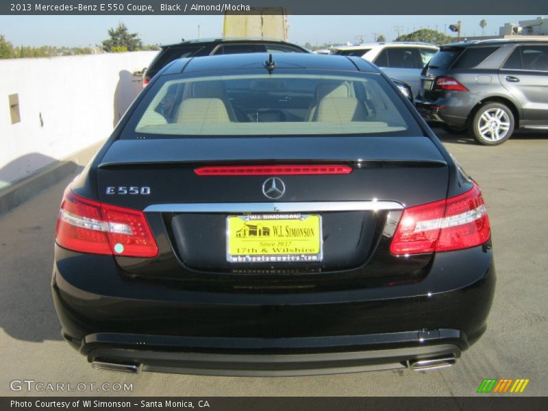 Black / Almond/Mocha 2013 Mercedes-Benz E 550 Coupe