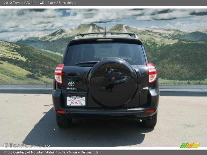 Black / Sand Beige 2012 Toyota RAV4 I4 4WD