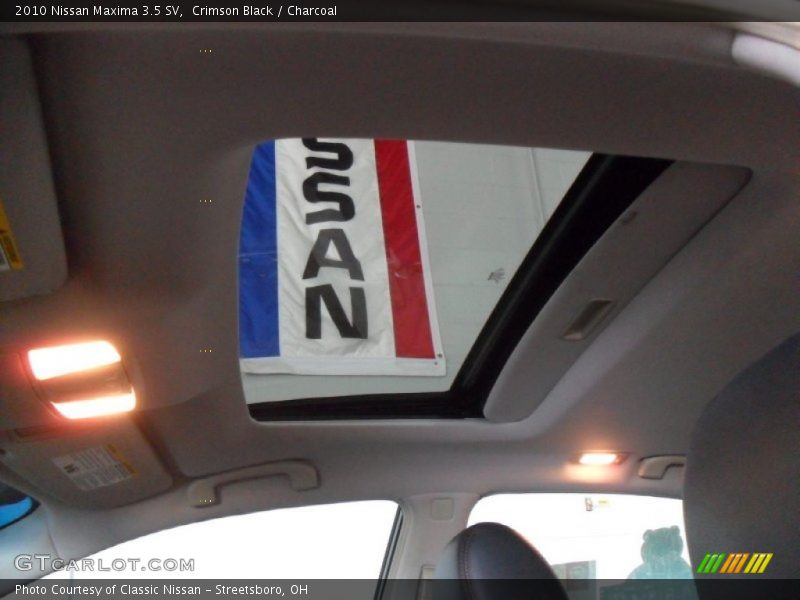 Crimson Black / Charcoal 2010 Nissan Maxima 3.5 SV