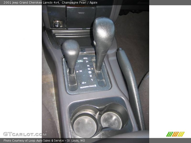 Champagne Pearl / Agate 2001 Jeep Grand Cherokee Laredo 4x4