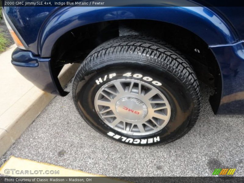 Indigo Blue Metallic / Pewter 2000 GMC Jimmy SLE 4x4