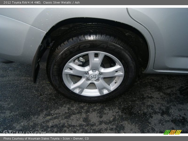 Classic Silver Metallic / Ash 2012 Toyota RAV4 I4 4WD