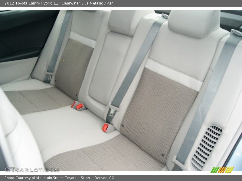 Clearwater Blue Metallic / Ash 2012 Toyota Camry Hybrid LE