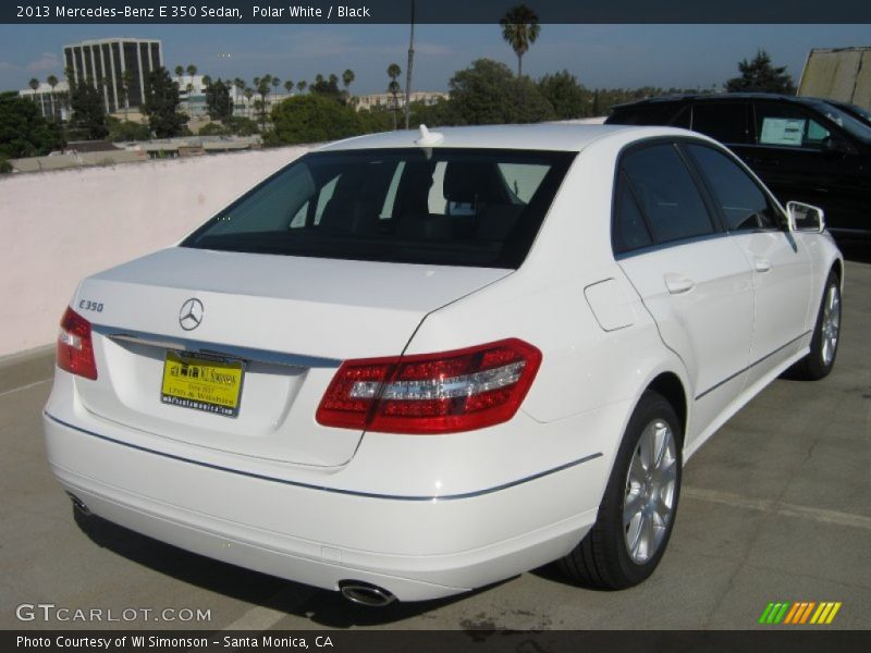 Polar White / Black 2013 Mercedes-Benz E 350 Sedan