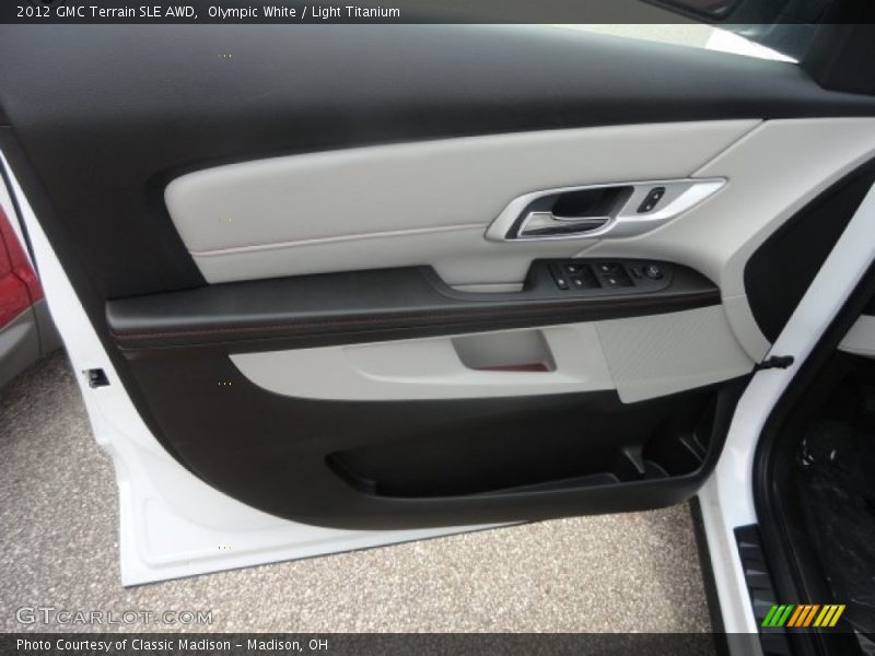 Olympic White / Light Titanium 2012 GMC Terrain SLE AWD