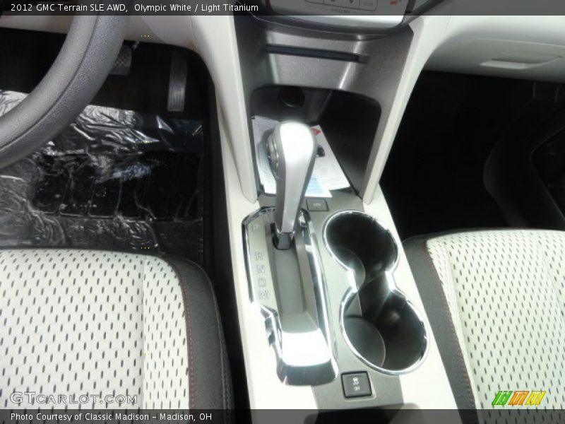 Olympic White / Light Titanium 2012 GMC Terrain SLE AWD