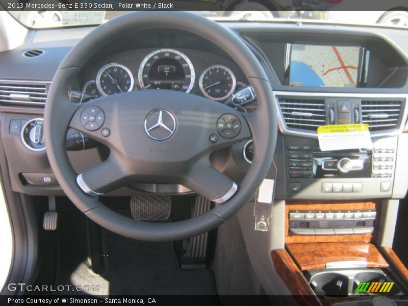 Polar White / Black 2013 Mercedes-Benz E 350 Sedan