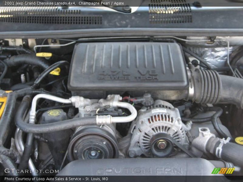 Champagne Pearl / Agate 2001 Jeep Grand Cherokee Laredo 4x4