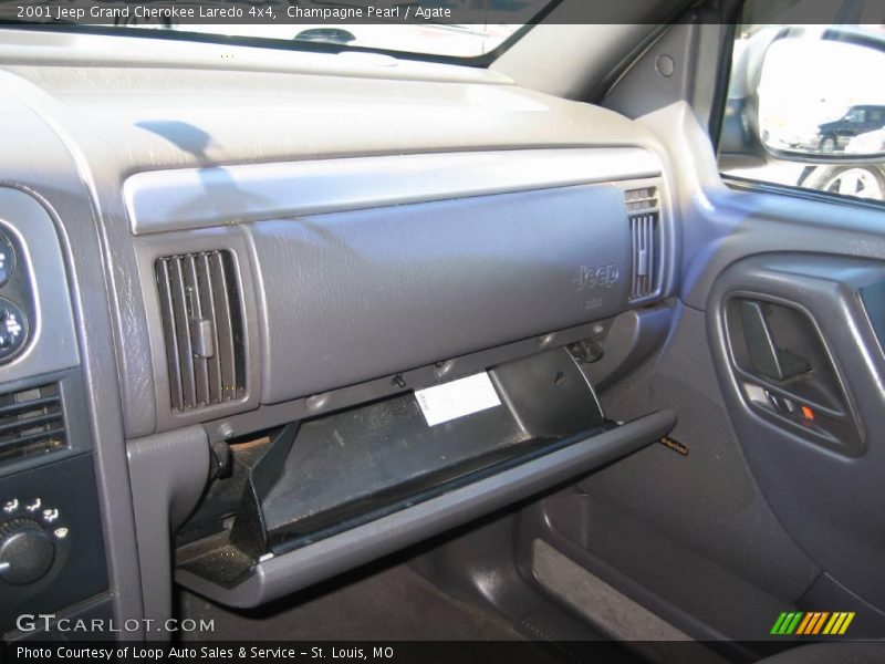 Champagne Pearl / Agate 2001 Jeep Grand Cherokee Laredo 4x4