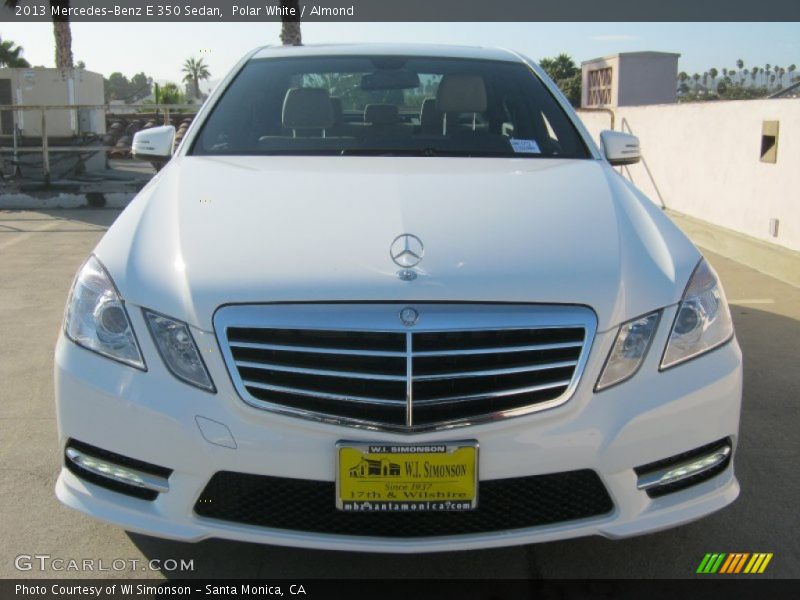 Polar White / Almond 2013 Mercedes-Benz E 350 Sedan