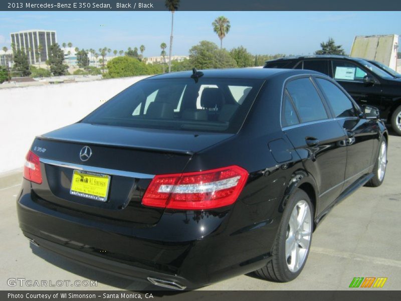 Black / Black 2013 Mercedes-Benz E 350 Sedan