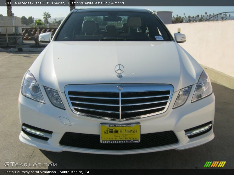 Diamond White Metallic / Almond 2013 Mercedes-Benz E 350 Sedan