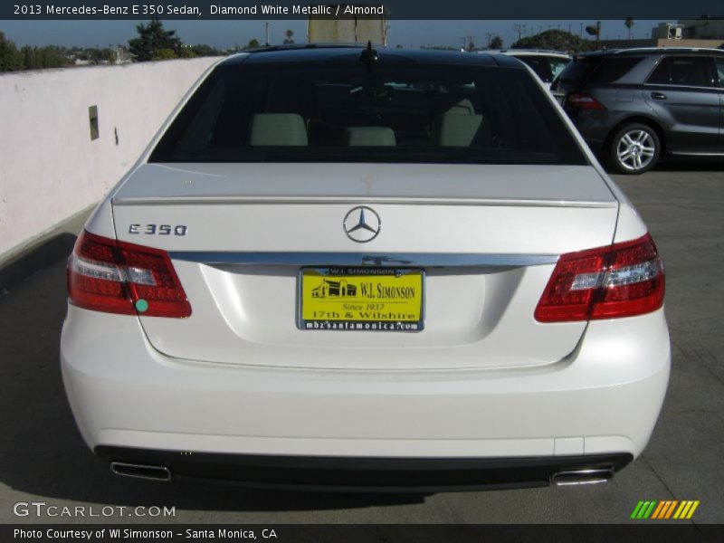 Diamond White Metallic / Almond 2013 Mercedes-Benz E 350 Sedan