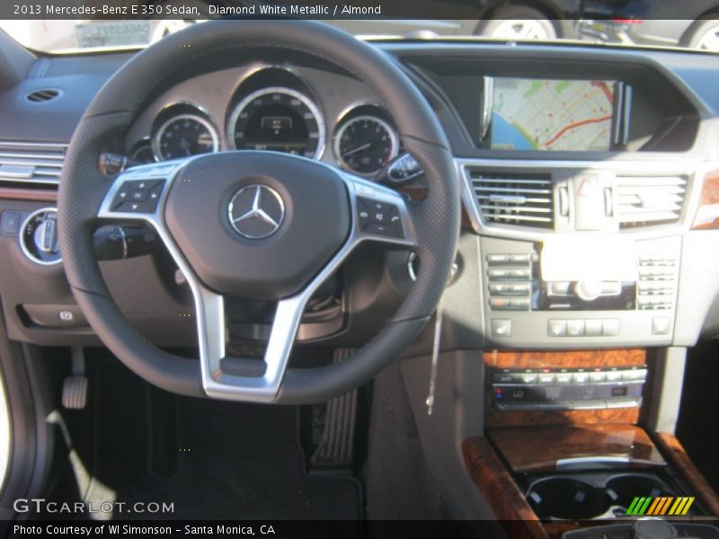 Diamond White Metallic / Almond 2013 Mercedes-Benz E 350 Sedan