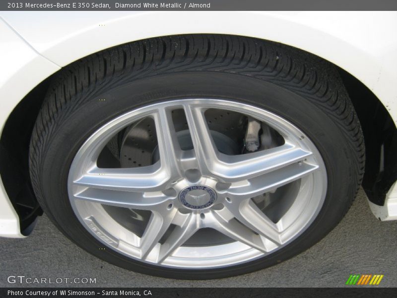 Diamond White Metallic / Almond 2013 Mercedes-Benz E 350 Sedan