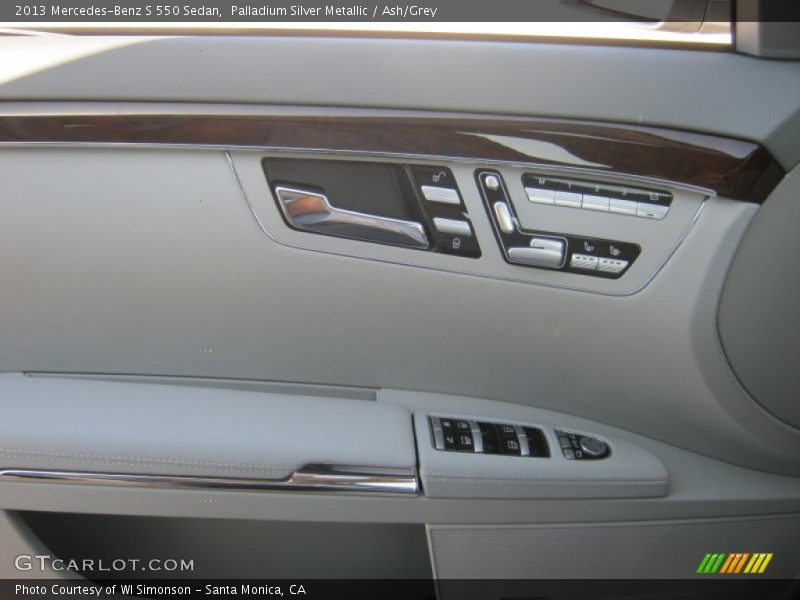 Palladium Silver Metallic / Ash/Grey 2013 Mercedes-Benz S 550 Sedan