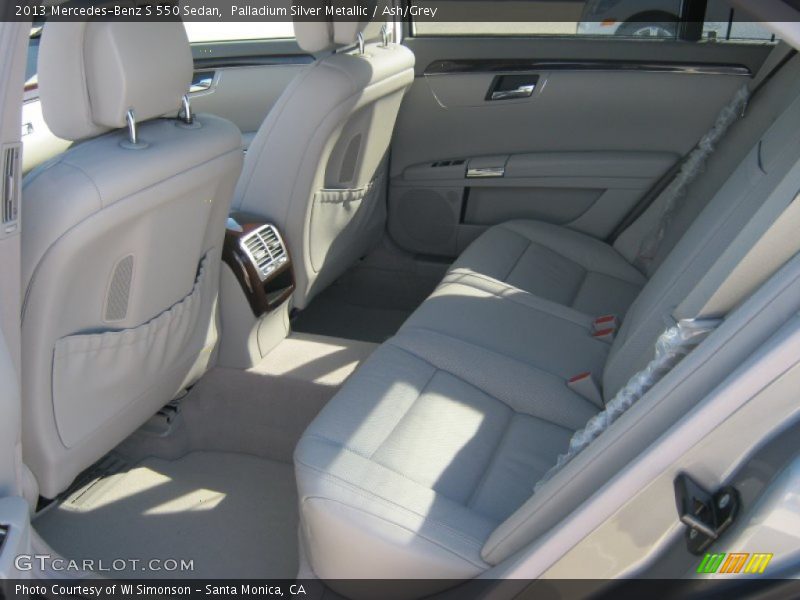 Palladium Silver Metallic / Ash/Grey 2013 Mercedes-Benz S 550 Sedan