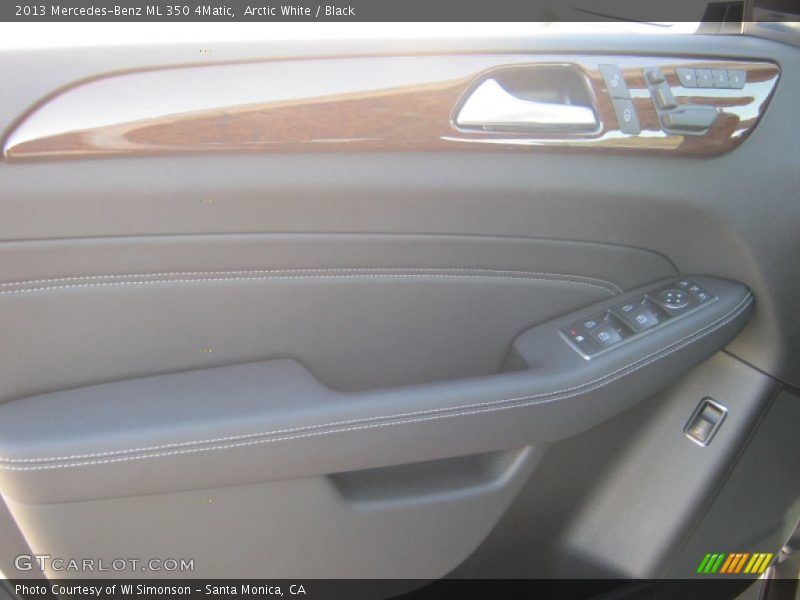 Arctic White / Black 2013 Mercedes-Benz ML 350 4Matic
