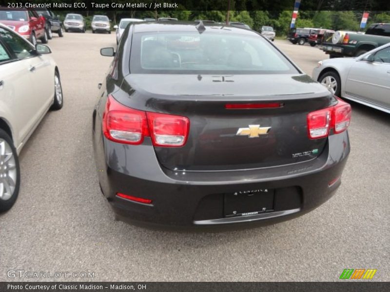 Taupe Gray Metallic / Jet Black 2013 Chevrolet Malibu ECO
