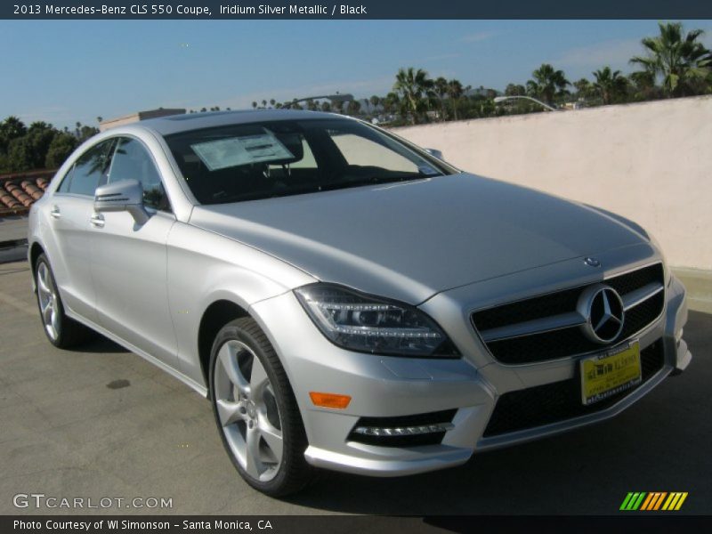 Iridium Silver Metallic / Black 2013 Mercedes-Benz CLS 550 Coupe