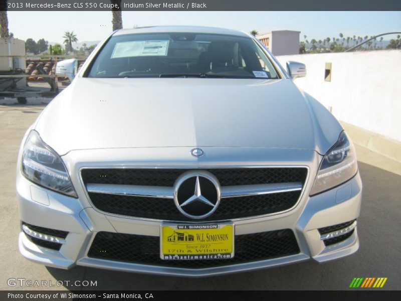 Iridium Silver Metallic / Black 2013 Mercedes-Benz CLS 550 Coupe