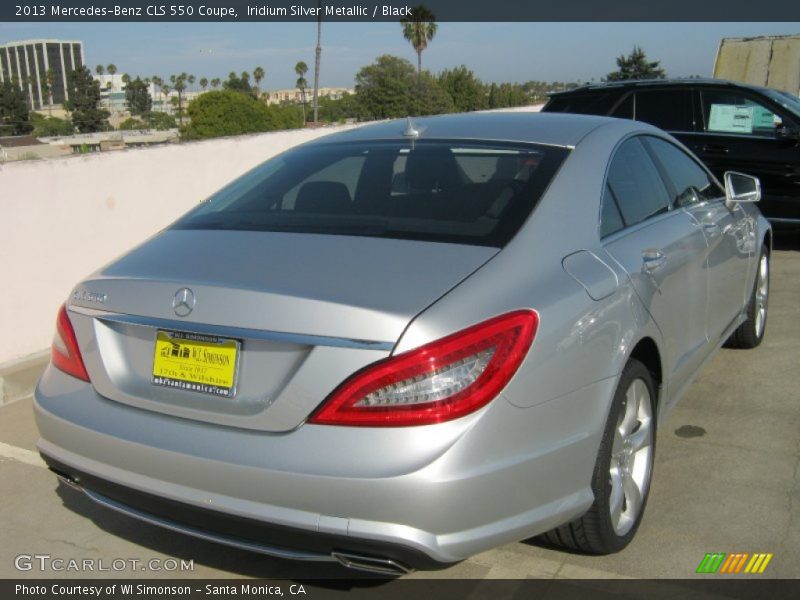 Iridium Silver Metallic / Black 2013 Mercedes-Benz CLS 550 Coupe
