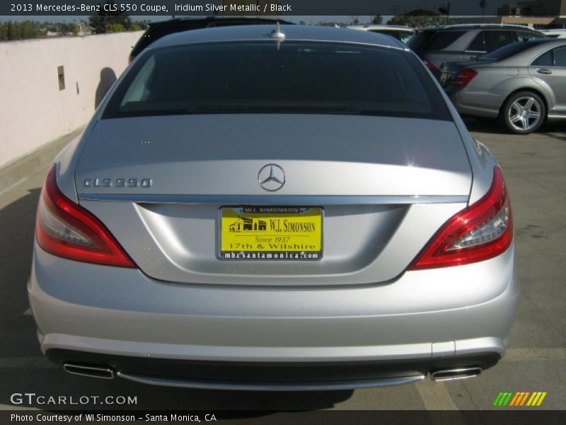 Iridium Silver Metallic / Black 2013 Mercedes-Benz CLS 550 Coupe