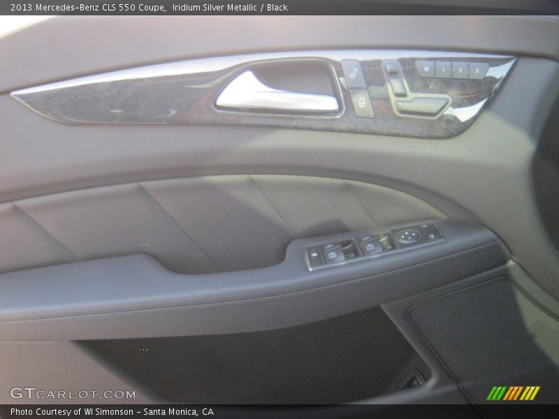 Iridium Silver Metallic / Black 2013 Mercedes-Benz CLS 550 Coupe