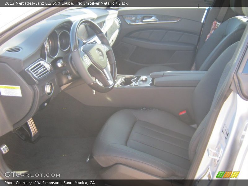 Iridium Silver Metallic / Black 2013 Mercedes-Benz CLS 550 Coupe