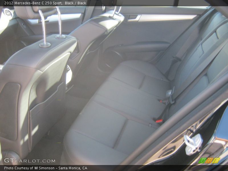 Black / Black 2012 Mercedes-Benz C 250 Sport