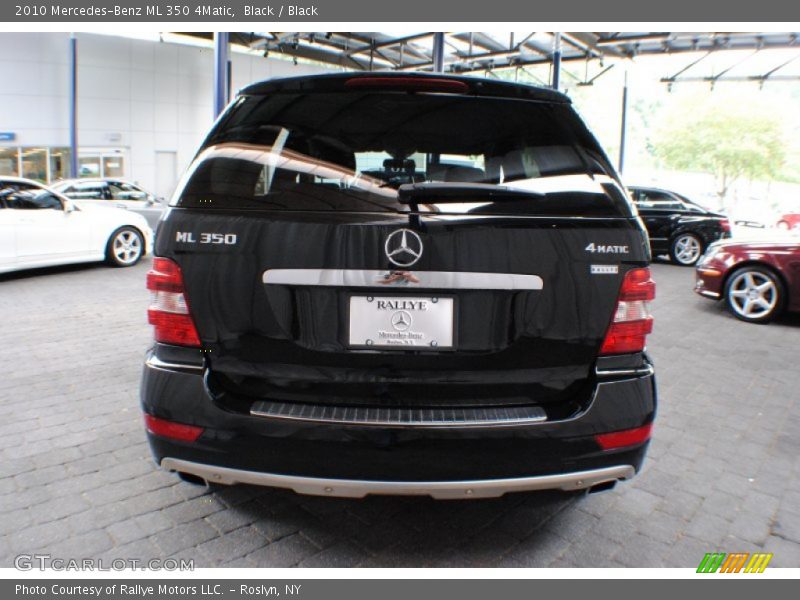 Black / Black 2010 Mercedes-Benz ML 350 4Matic
