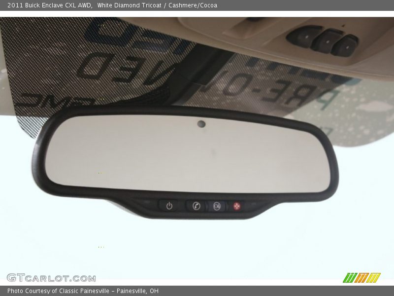 White Diamond Tricoat / Cashmere/Cocoa 2011 Buick Enclave CXL AWD