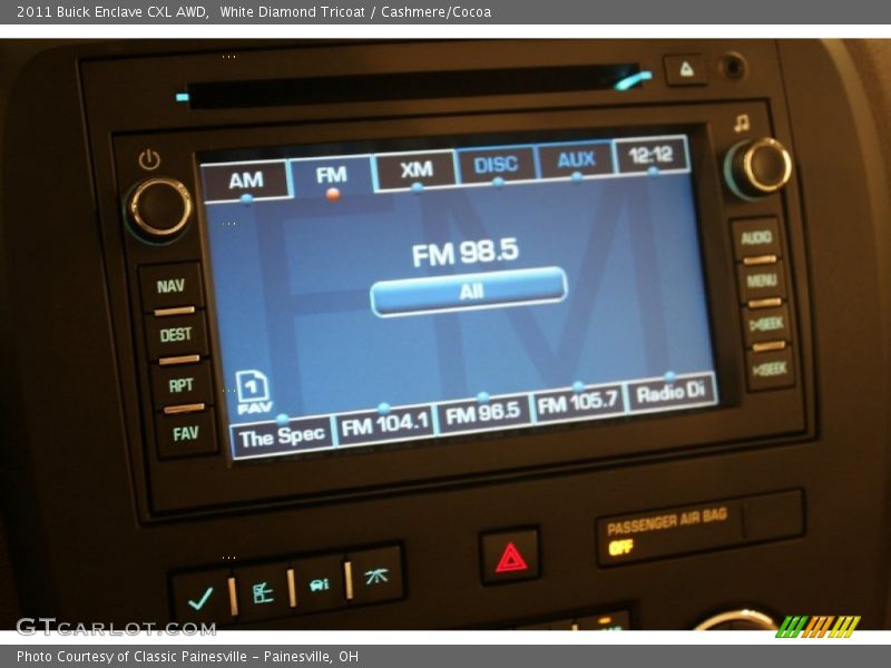White Diamond Tricoat / Cashmere/Cocoa 2011 Buick Enclave CXL AWD