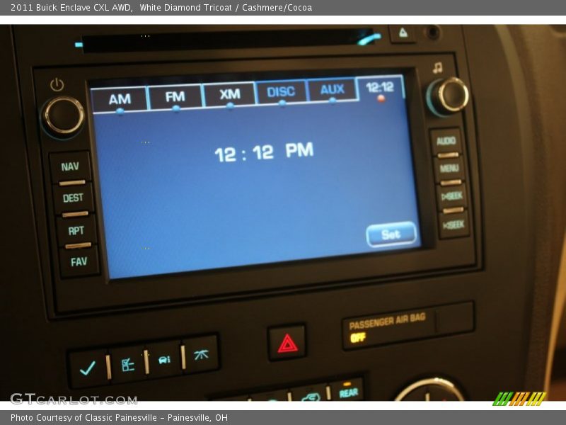 White Diamond Tricoat / Cashmere/Cocoa 2011 Buick Enclave CXL AWD