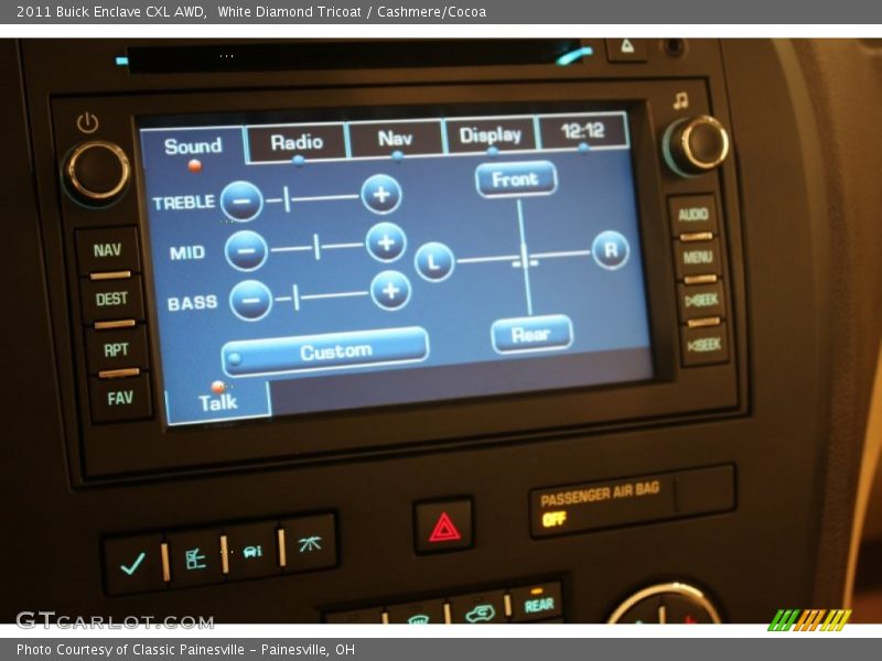 White Diamond Tricoat / Cashmere/Cocoa 2011 Buick Enclave CXL AWD