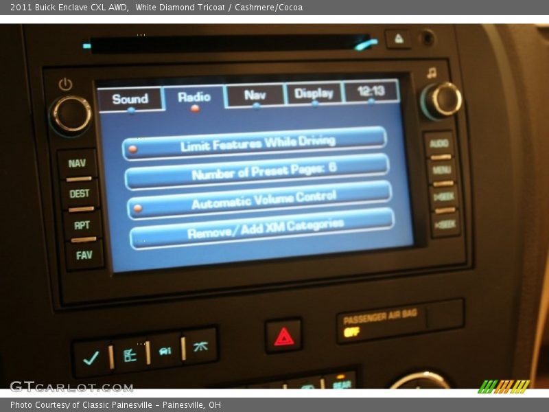 White Diamond Tricoat / Cashmere/Cocoa 2011 Buick Enclave CXL AWD