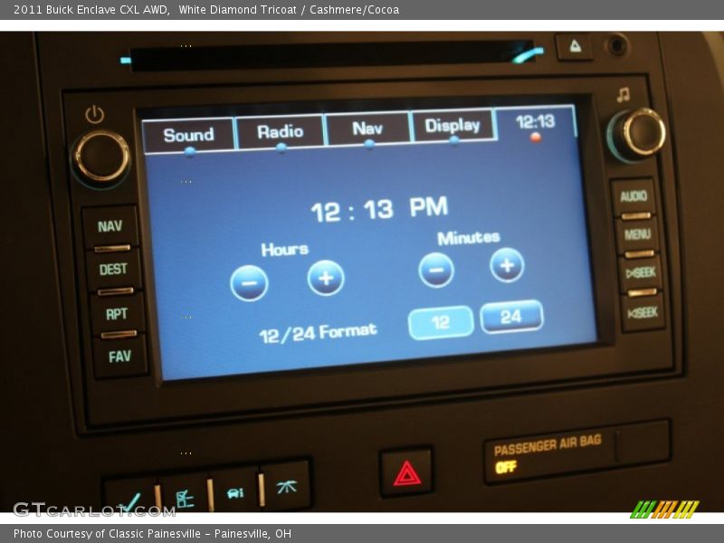 White Diamond Tricoat / Cashmere/Cocoa 2011 Buick Enclave CXL AWD